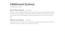 Tablet Screenshot of middlemost.com